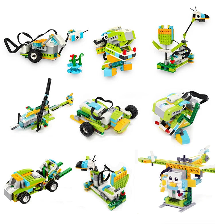 390 piezas de la tercera generación WeDo 2.0 Core Set Scratch 3.0 Robotics Construction School STEAM Kit de ladrillos educativos Juguetes Regalos