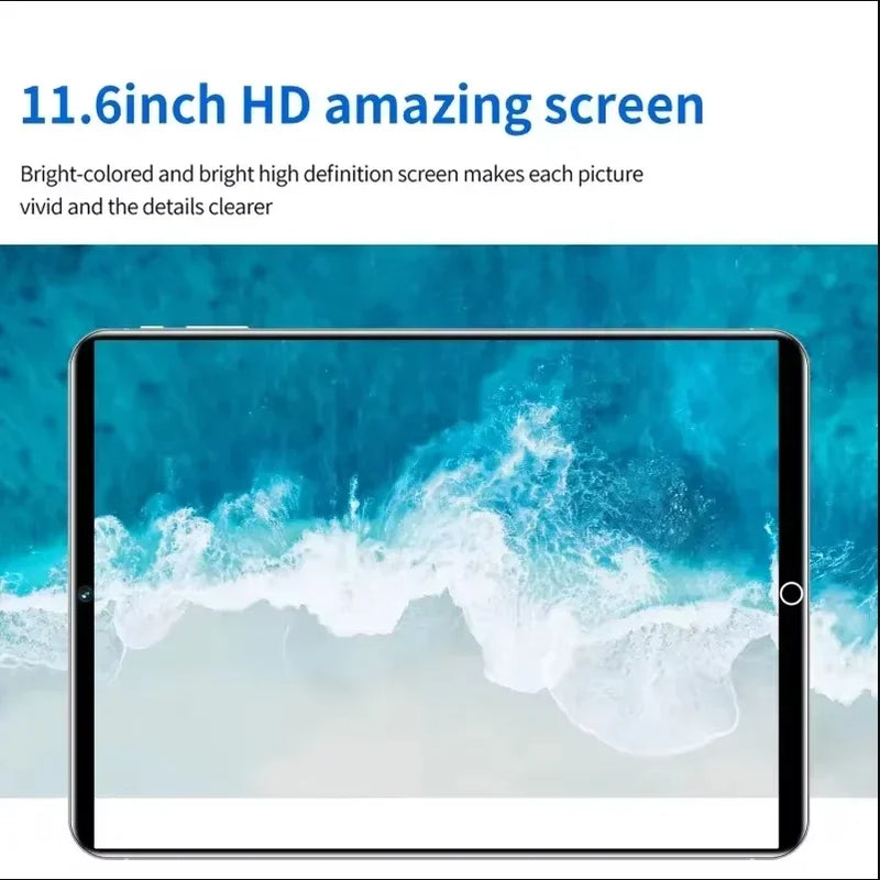 Tablet 11.6 inch 2024Original Pad 8 Pro Android 14 Global Snapdragon 8gen2 16GB+1024GB 20000mah 5G Dual SIM WIFI HD Full Screen