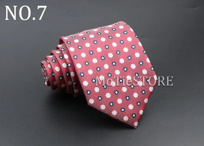 Men's Fashion Tie 8cm Blue Necktie Classic Plaid Striped Neck Tie Paisley Floral Neckties Daily Wear Cravat Wedding Party Gift