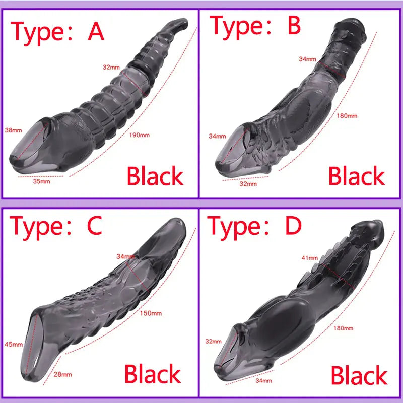 4 Types Penis Extender Enlargement Sleeve Vibrator Cock Ring Reusable Condom G Spot Vibrating Delay Ejaculation Sex Toys for Men