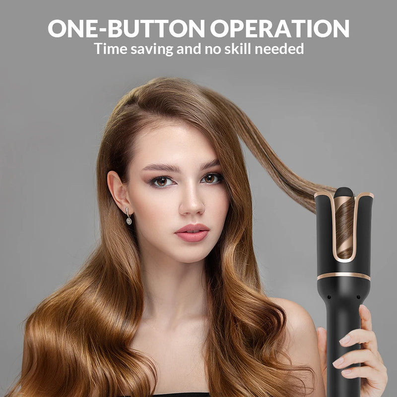 Automatically Hair Curler Automatic Looper Wavy Crimping Curl Tool Wave Roll Ferro Ringlet Loop Roller Electric Curly Waver Iron