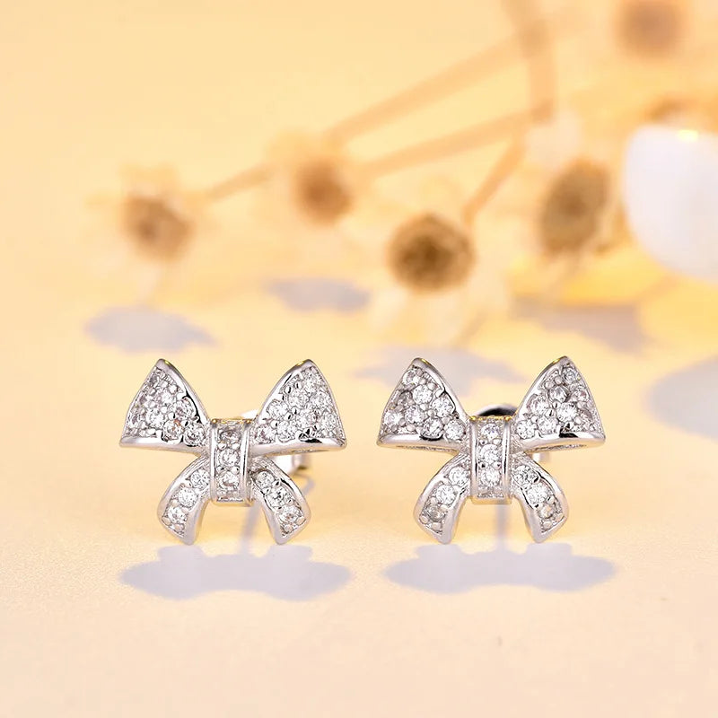 Pendientes de plata de ley 925 con circonitas de alta calidad para mujer, accesorios de joyería fina para bodas, regalo