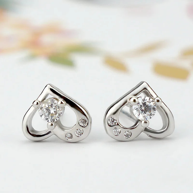 Pendientes de plata de ley 925 con circonitas de alta calidad para mujer, accesorios de joyería fina para bodas, regalo