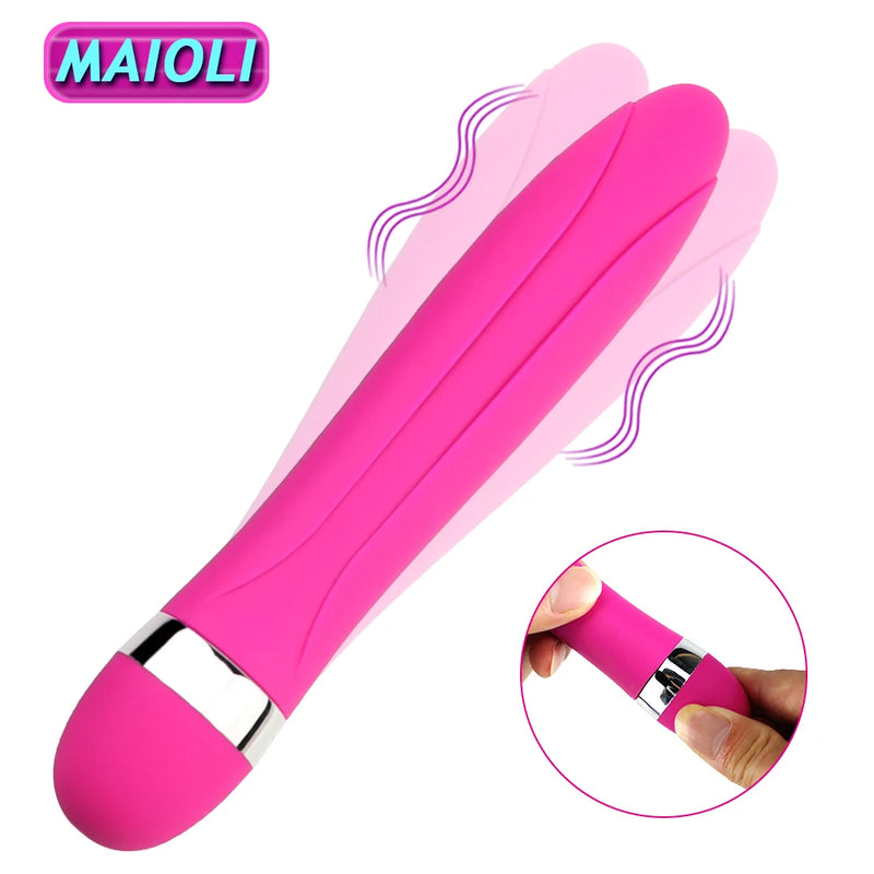 Consolador vibrador masajeador realista grande o pequeño, juguetes sexuales para mujeres, estimulador del clítoris y del punto G, masturbadores femeninos