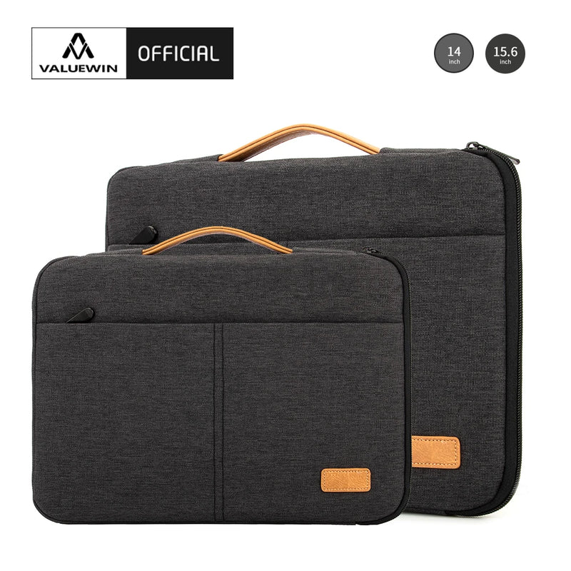 Funda para portátil de 14 a 15,6 pulgadas, funda para portátil para MacBook, HP, Dell, Acer, maletín para ordenador a prueba de golpes, estuche de viaje para hombres de negocios