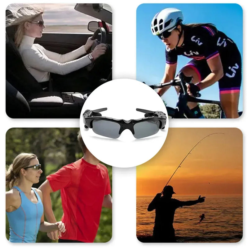 Auriculares estéreo Bluetooth 5.0 Gafas de sol polarizadas Deportes al aire libre Ciclismo Gafas de audio Auriculares con sonido envolvente Música y llamadas