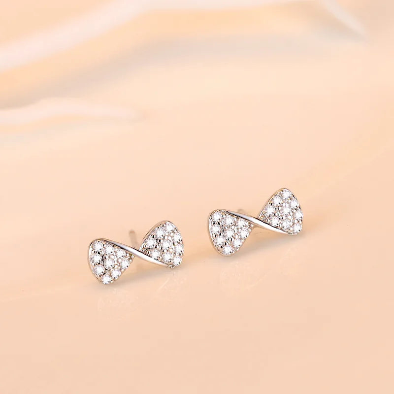 Pendientes de plata de ley 925 con circonitas de alta calidad para mujer, accesorios de joyería fina para bodas, regalo