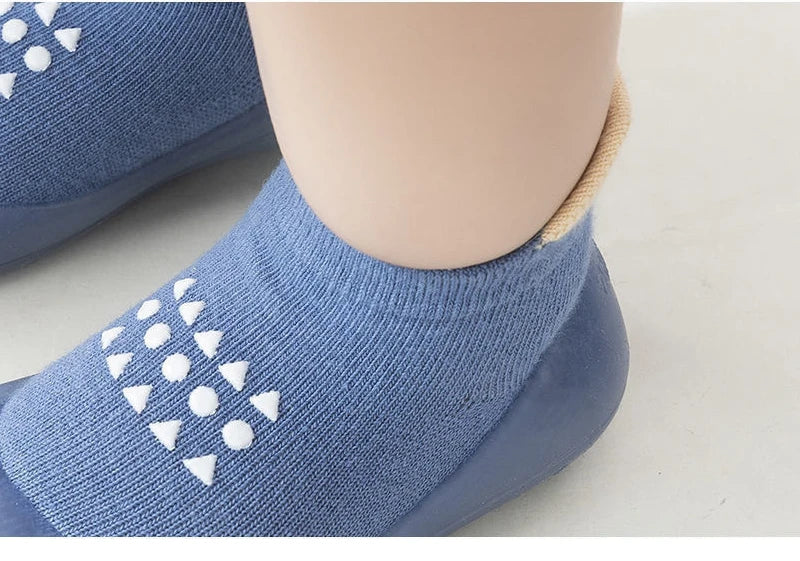 Baby Boy Girl First Walkers Children Sock Shoes Non-slip Floor Socks Kids Soft Rubber Sole Shoes Toddler Sock  Infant Booties