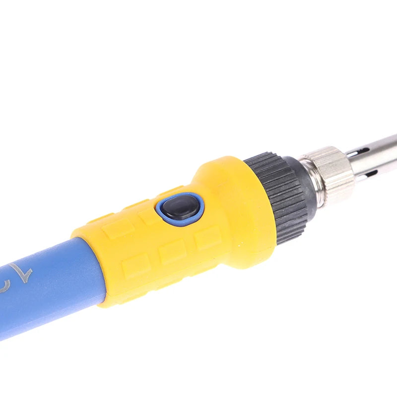 DC 12V Portable Soldering Iron Low-voltage Car Battery 60W Welding Rework Repair Tools Rubber Handle Rechargeable Soldering Iron