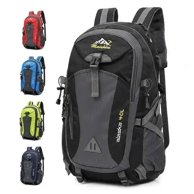 Mochila impermeable Weysfor de 40 l para hombre, mochila de viaje, bolsa deportiva, mochila para exteriores, montañismo, senderismo, escalada, camping, para hombre