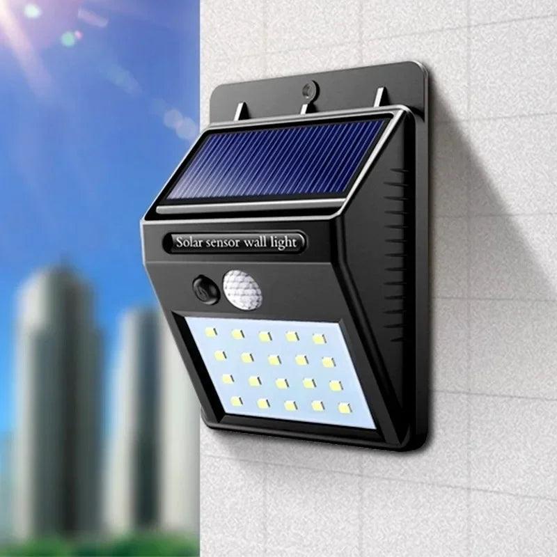 LED Solar Light 30/100 LEDs Wireless Motion Sensor Light Waterproof Solar Outdoor Lights Garden Decoration Spotlights Wall Lamp