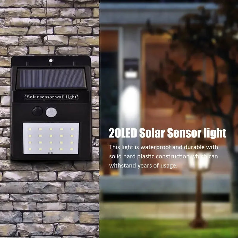 LED Solar Light 30/100 LEDs Wireless Motion Sensor Light Waterproof Solar Outdoor Lights Garden Decoration Spotlights Wall Lamp