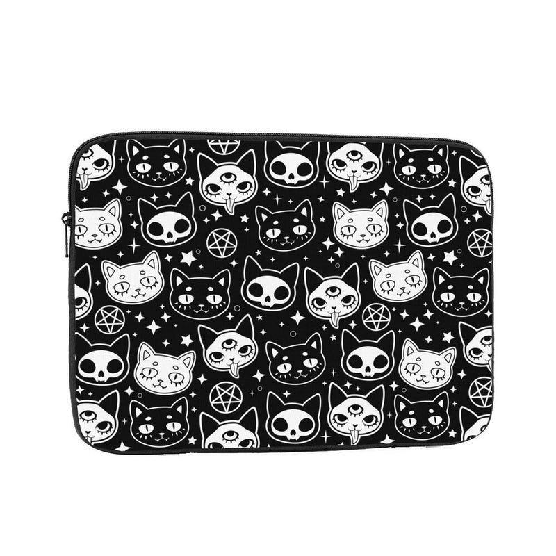 Funda para portátil Magic Cat Witchcraft de 12, 13, 15 y 17 pulgadas, funda a prueba de golpes