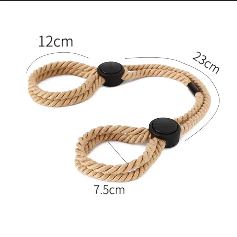 Adult Bdsm Game Products Toys Women Couples Handcuffs Binding Set SM Restraint Wrist And Ankle Cuff No Vibrator Sex Toy Sex Shop