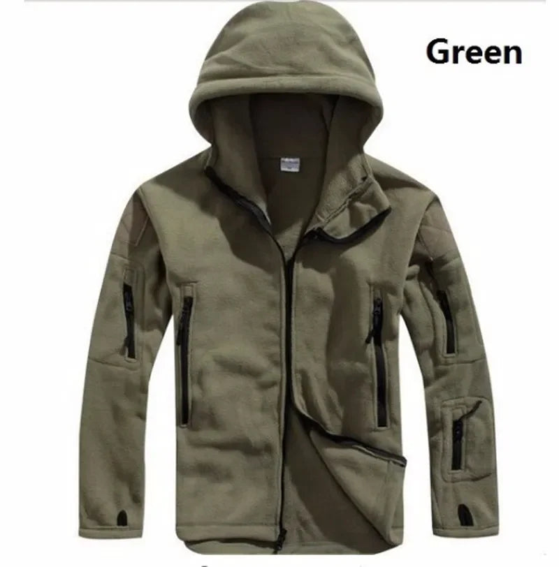 Chaqueta polar militar de invierno para deportes al aire libre, senderismo, chaqueta polar, chaqueta táctica deportiva para hombre, chaqueta de combate