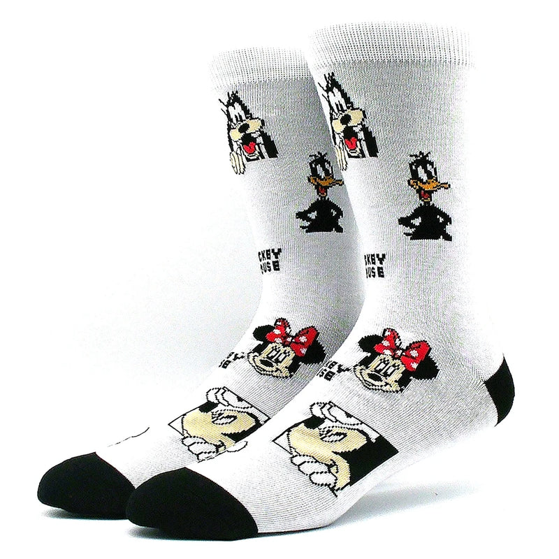 1 pair of new men's anime movie women's socks cotton stockings men's role-playing calf socks crew personality hip-hop fun socks