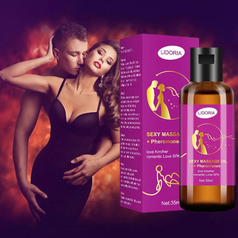 Aceite de masaje sensual Passion para relajación en pareja Aceite Purple Charm para terapia de masajes Deslizamiento perfecto y piel suave