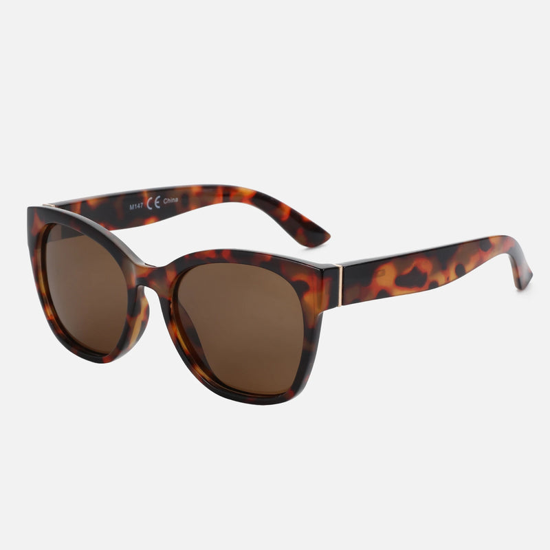 ZENOTTIC 2024 Gafas de sol polarizadas originales con montura de mariposa gruesa para mujer, gafas de sol con protección UV400, estilo ojo de gato