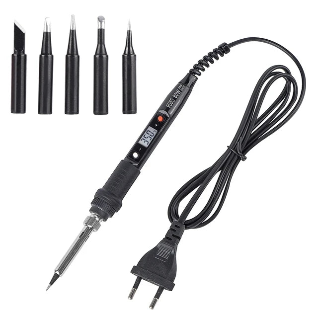 JCD Soldering Iron 80W Professional Digital display  Adjustable Temperature Welding Tools Soldering Iron For Soldering 110V/220V