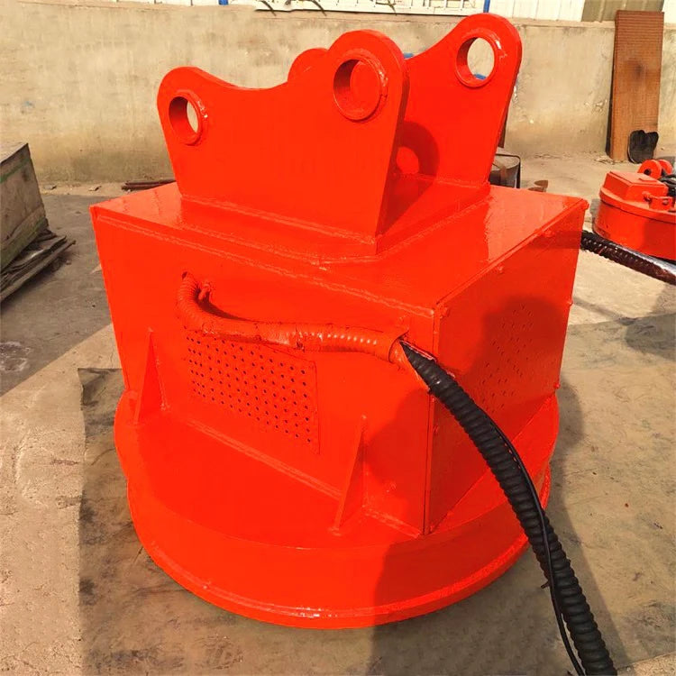 Excavator Magnet Lift Fixed Overhead Magnets Lifting Magnet 220V Magnetic Lifter 1 ton 2 ton 5 Ton Lift Magnet