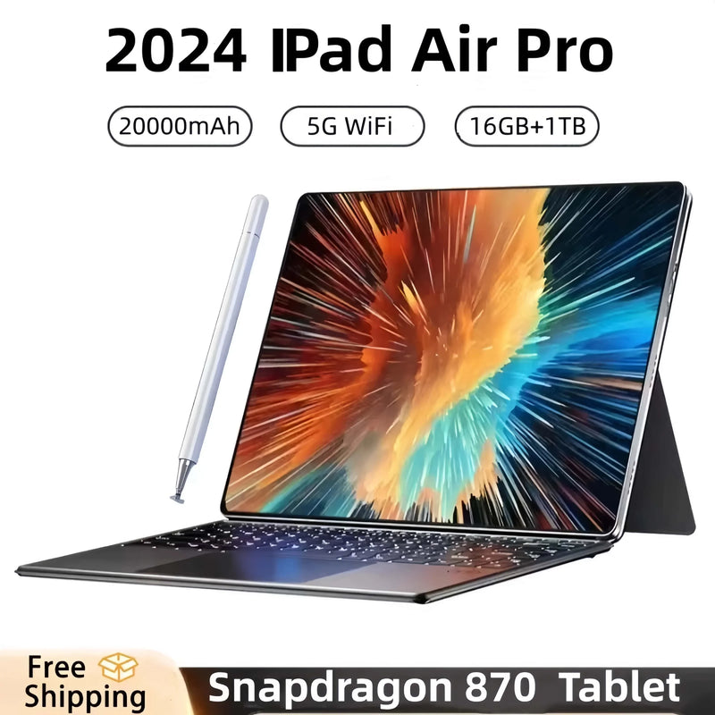 Tableta iPad Air Pro original de 11 pulgadas, 16 GB + 1 TB, 20 000 mAh, Android 13, Snapdrago 870, 5G, WIFI, tarjeta SIM dual, llamadas, PC