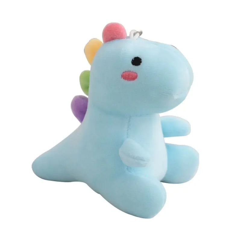 Precioso muñeco de peluche de dinosaurio súper suave, llavero de animal de peluche de dibujos animados para niños, muñeco de abrazo para bebé, almohada para dormir, decoración del hogar