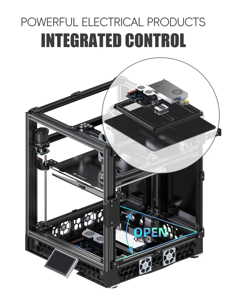 Voron Trident SIBOOR [junio de 2024] Impresora 3D CoreXY 4AWD con estructura de metal CNC, kits completos de impresora 3D DIY mejorada Stealthburner