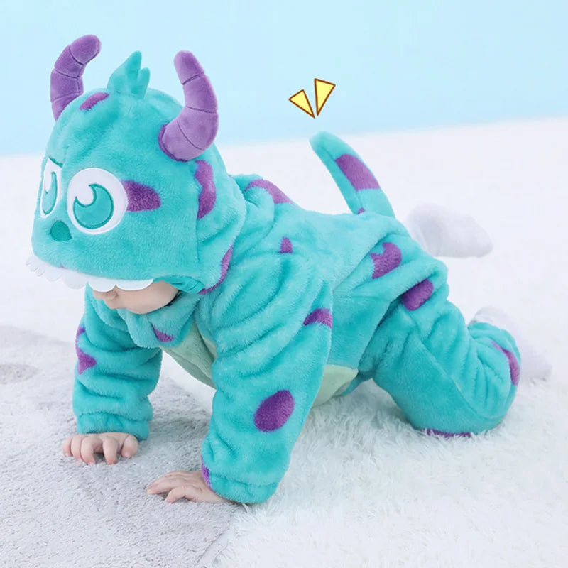 Ropa de bebé Sherk, mono de anime para niño y niña, pijama suave y cálido para festival, traje de Halloween para bebé, pijamas bonitos