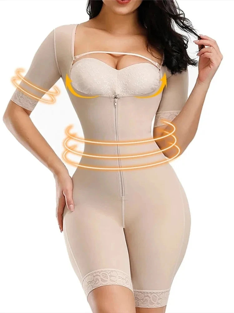 Faja moldeadora adelgazante para mujer, levantador de glúteos, quemador de grasa abdominal, faja reductora colombiana, corsé debajo del busto