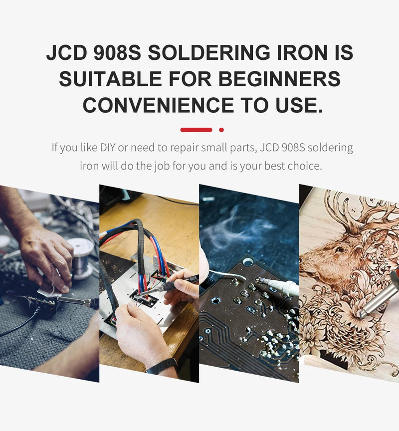 JCD Soldering Iron 80W Professional Digital display  Adjustable Temperature Welding Tools Soldering Iron For Soldering 110V/220V