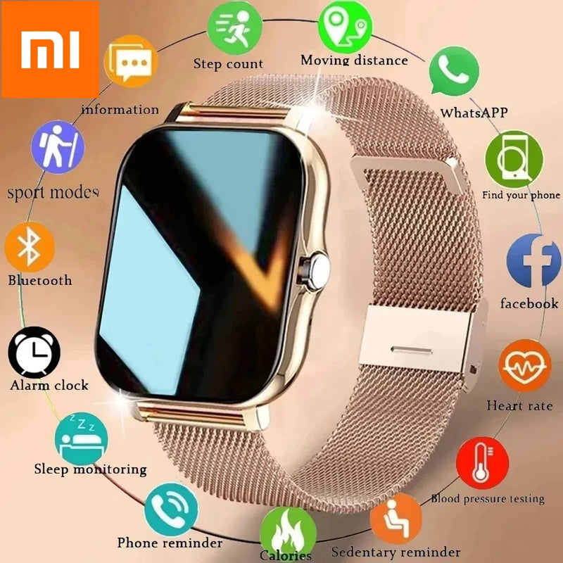 Reloj inteligente Xiaomi para mujer regalo pantalla táctil completa deporte Fitness orologi llamada Digital Smartwatch orologio da polso