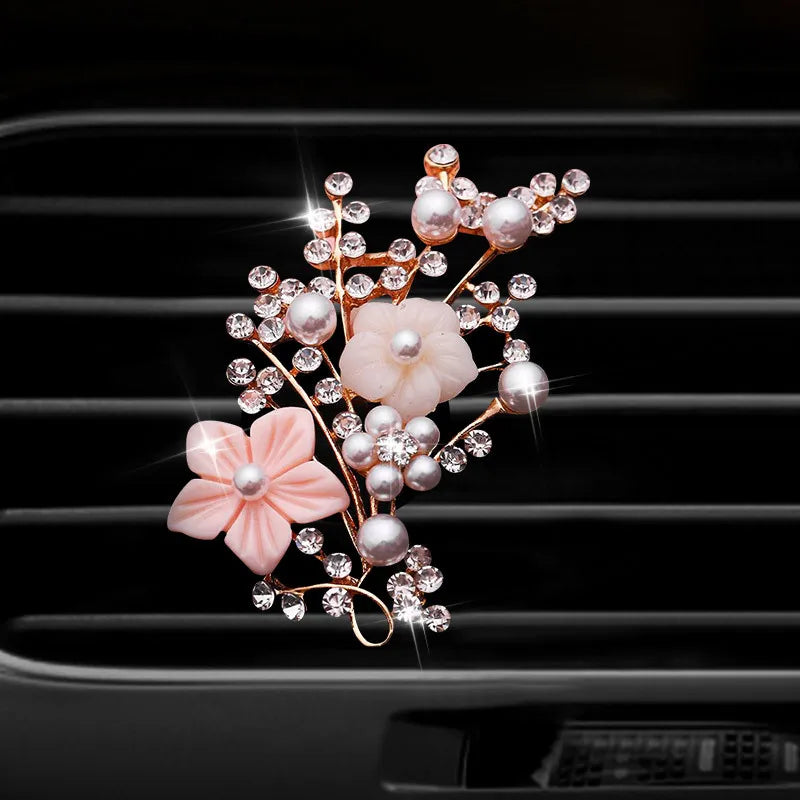 Plum Style Car Air Freshener Perfume Clip Auto Vent Decoration Clip Perfume Diffuser Car Outlet Vent Perfume Clip