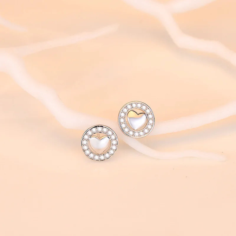 Pendientes de plata de ley 925 con circonitas de alta calidad para mujer, accesorios de joyería fina para bodas, regalo