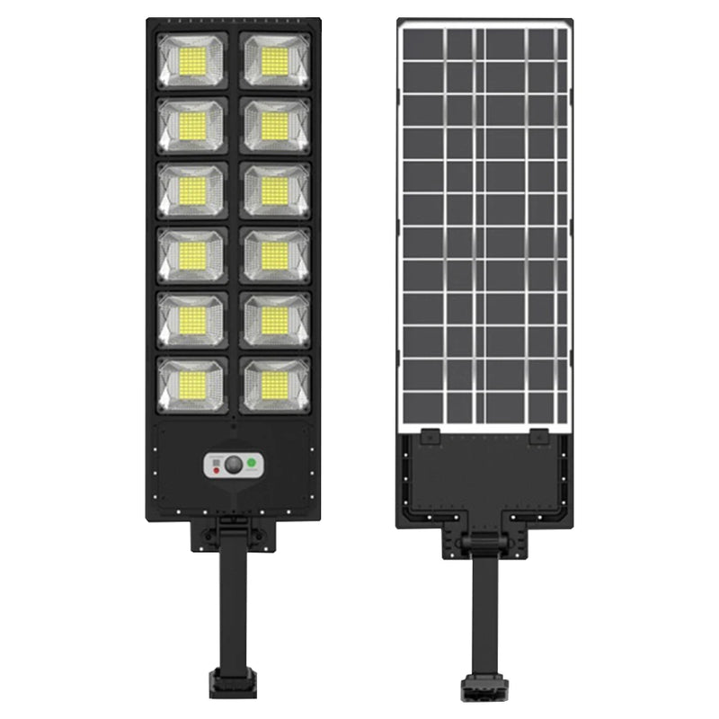 12Heads Powerful Outdoor Solar Lights 504 LED 3 Modes Solar Panel Lamps Remote Control Waterproof Garden Street Lamp