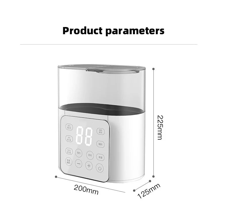 Calentador de biberones multifunción, rápido, para accesorios de bebé, calentador de alimentos, calentador de leche, esterilizador con control de temperatura preciso