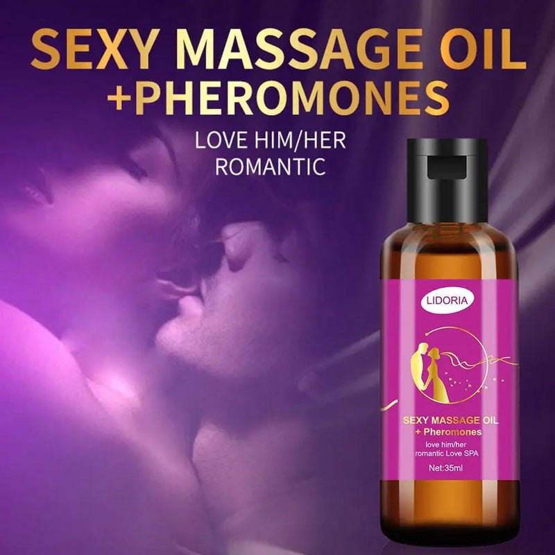 Aceite de masaje sensual Passion para relajación en pareja Aceite Purple Charm para terapia de masajes Deslizamiento perfecto y piel suave