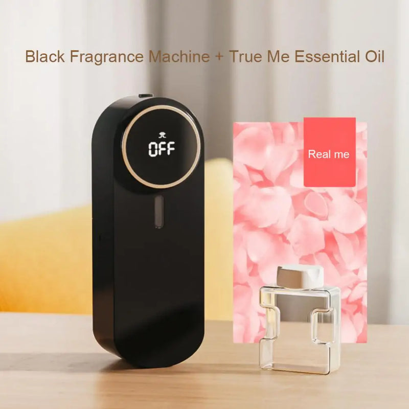 Reed Diffuser Sets USB Portable Air Purifiers Diffuser Screen Display Wall Mounted Room Fragrance Machine Essential Oil Diffuser