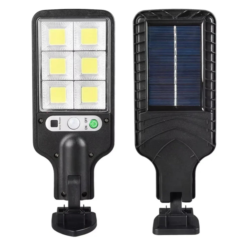 LED Solar Outdoor Remote Control 3 Modes LED Courtyard Wall Lamp Human Body Induction Garden Terrace Garage Door Street Lighting