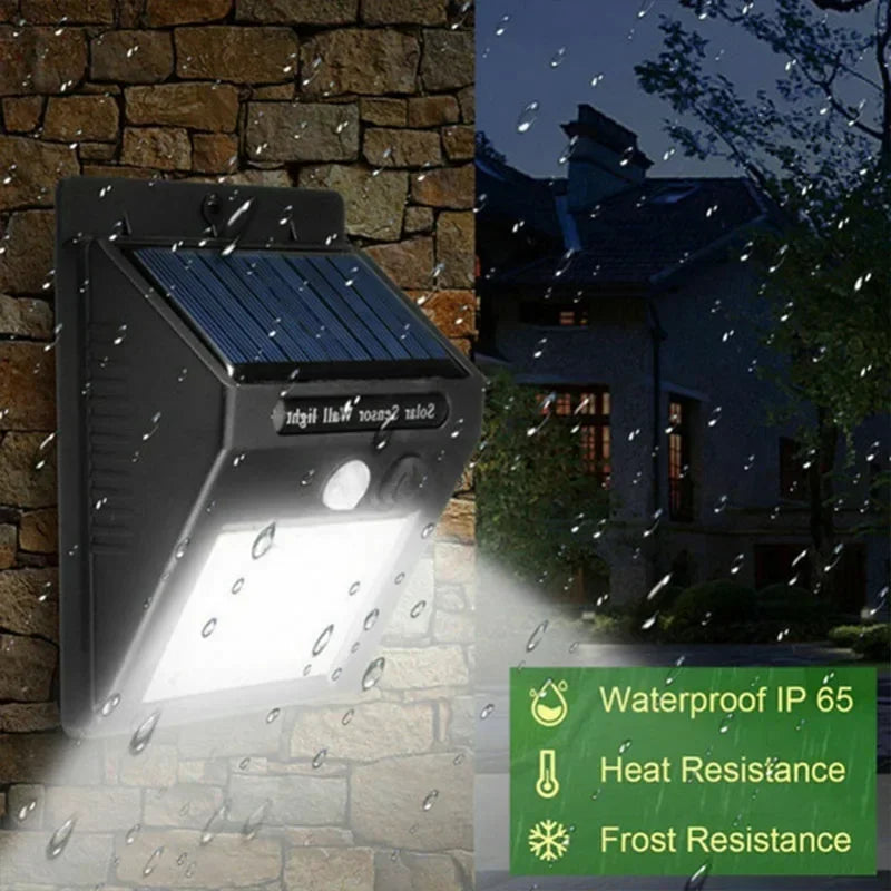 LED Solar Light 30/100 LEDs Wireless Motion Sensor Light Waterproof Solar Outdoor Lights Garden Decoration Spotlights Wall Lamp