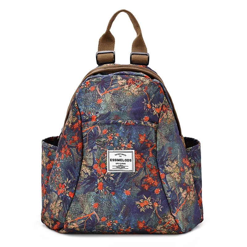 Mochila informal versátil de gran capacidad para mujer, de moda, estilo retro, ligera, estilo coreano para estudiantes