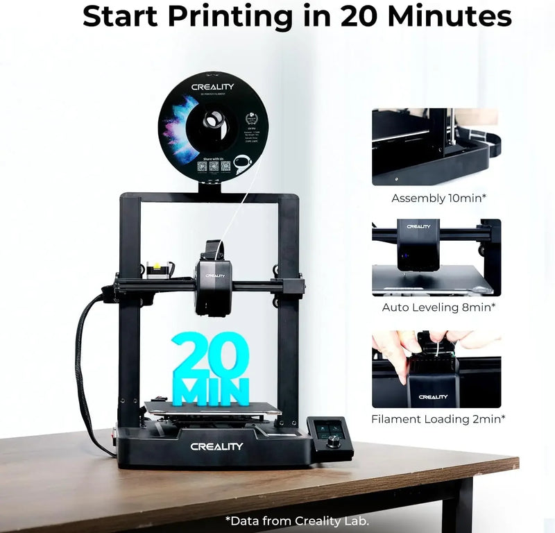 Impresora 3D Creality Ender 3 V3 SE/KE, 250 mm/s-500 mm/s, extrusor directo, carga automática de filamento, CR Touch, nivelación automática silenciosa, doble eje