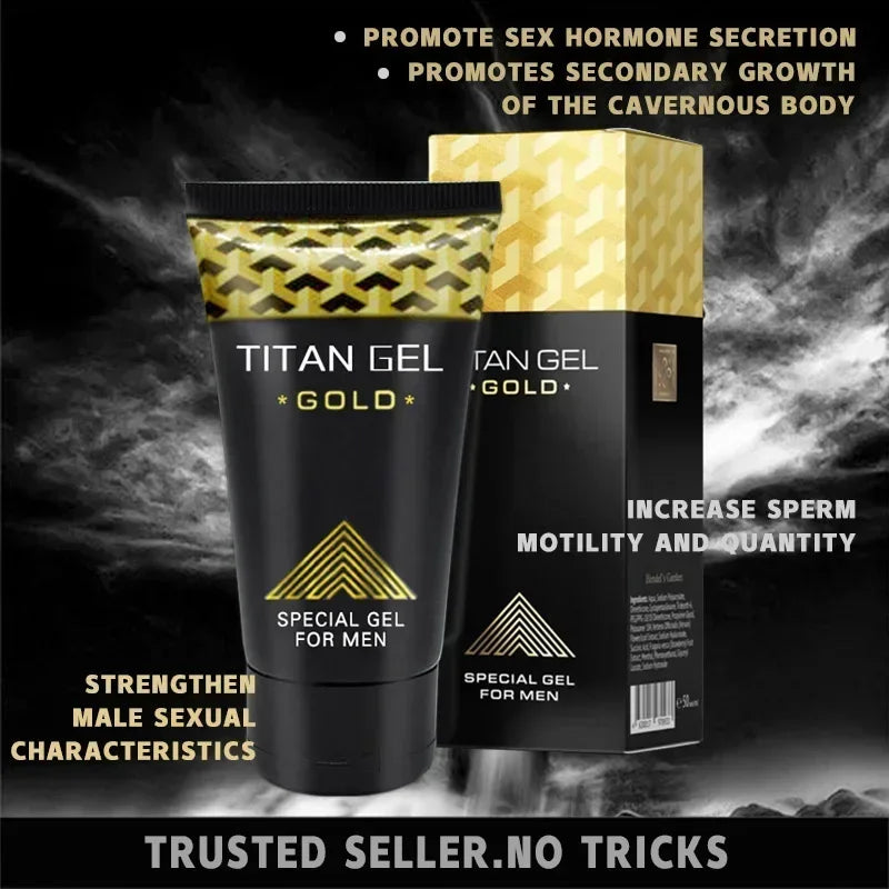 Russian Body Essential Oil Men Enlargement Extender Cream Massage Essential Oil TITAN GEL