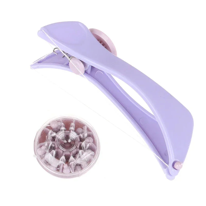 Protable Facial Hair Remover Spring Threading Face Cheeks Arm Epilator Facial Massager Makeup Beauty Tool for Women and Girls