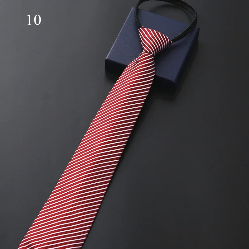 Men tie skinny 8cm ties for men Wedding dress necktie fashion plaid cravate business gravatas para homens slim shirt accessories