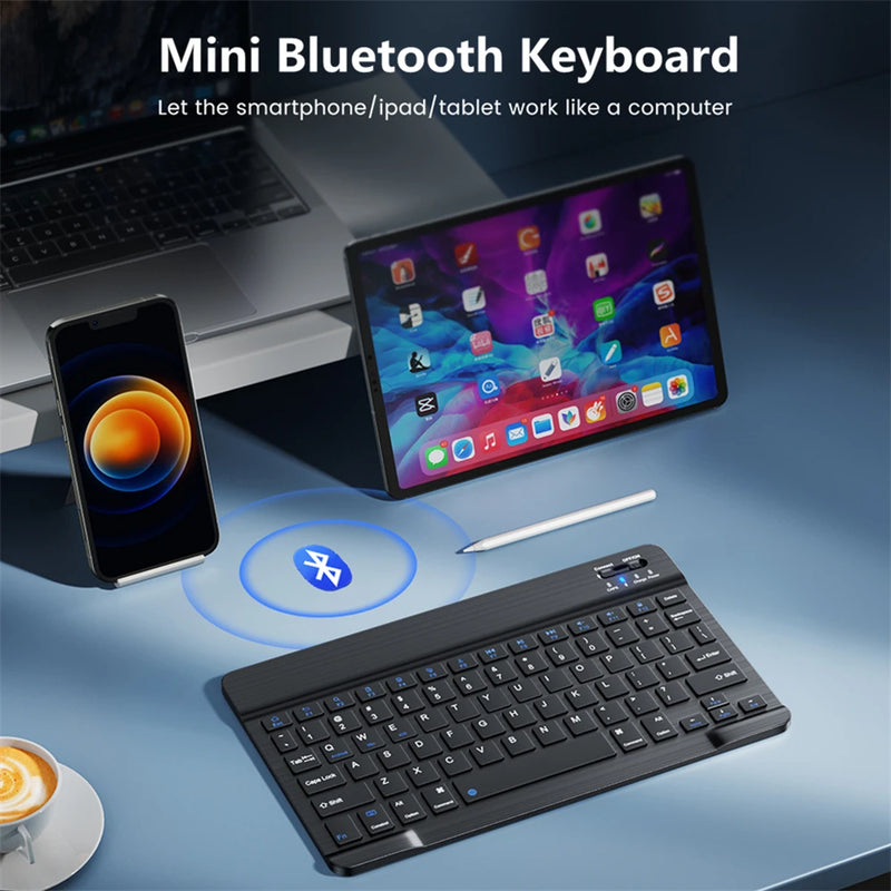 Mini Wireless Keyboard Bluetooth Keyboard For ipad Phone Tablet Portable Bluetooth Keyboard and Mouse For Samsung Xiaomi Android