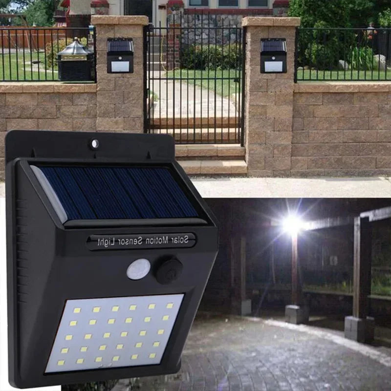 LED Solar Light 30/100 LEDs Wireless Motion Sensor Light Waterproof Solar Outdoor Lights Garden Decoration Spotlights Wall Lamp