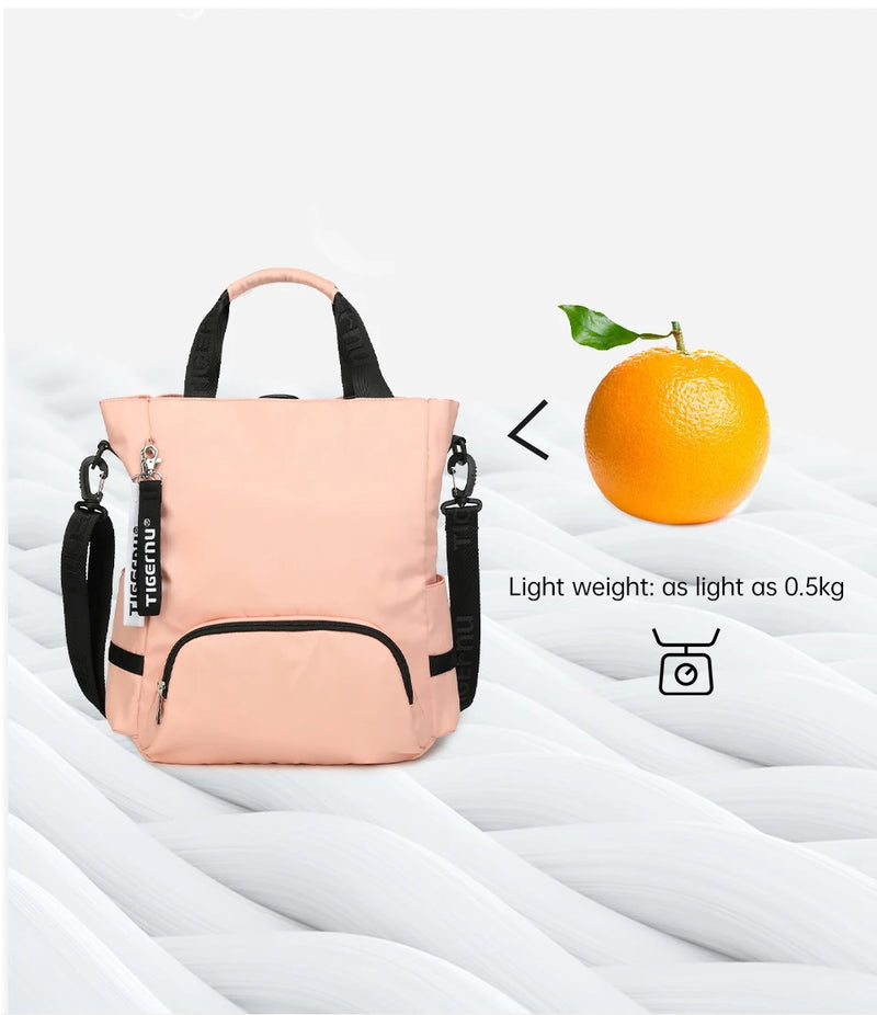 Mochila 3 en 1 de moda Tigernu para mujer, bolso de mano para el tiempo libre, bolso de hombro ligero, bolso de escuela secundaria para la universidad, bolso de mano para niñas, bolso de mujer