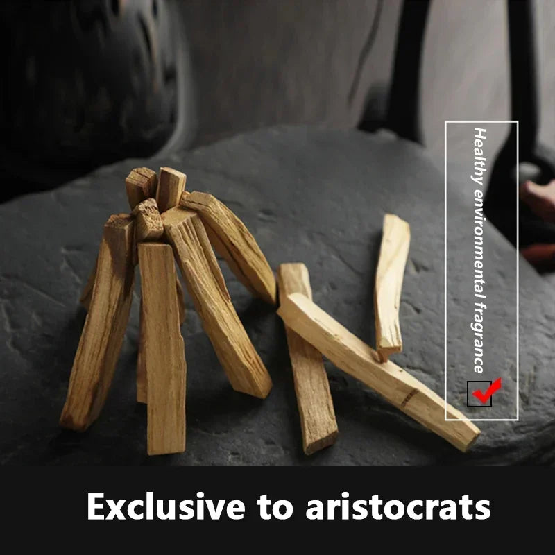 Incienso Natural Palo Santo Alto contenido de aceite Al quemarlo libera el aroma Para aromaterapia en interiores Relaja tu mente