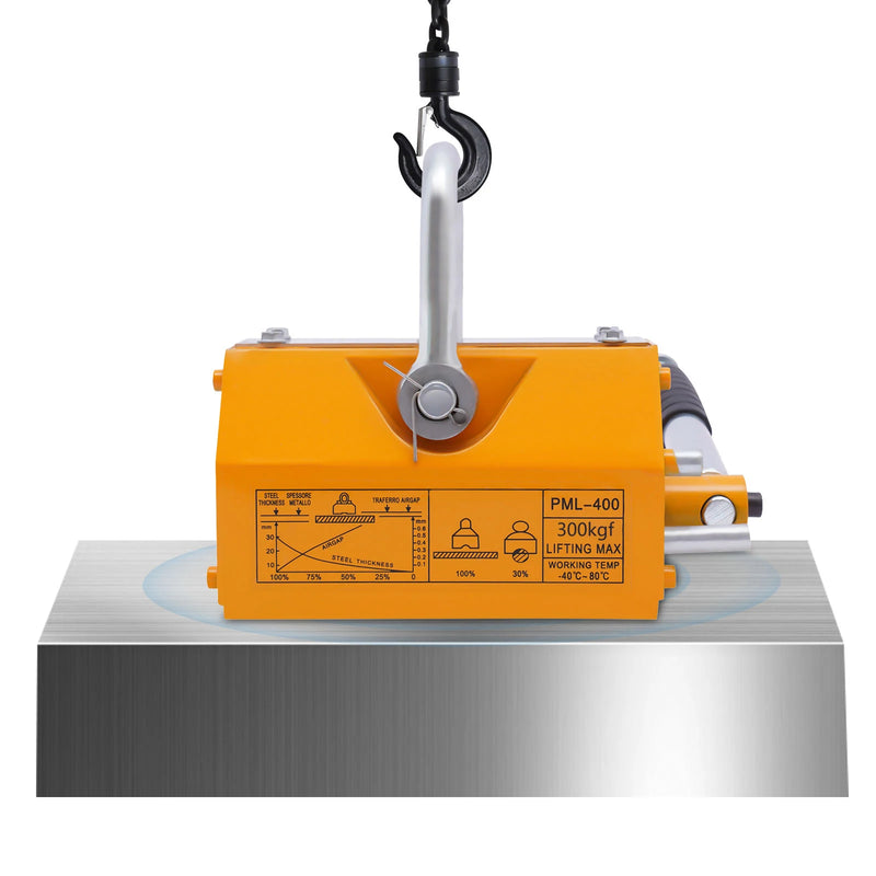 300kg/660lbs Steel Magnetic Lifter Heavy Duty Magnets Crane Hoist Lifting Magnet with Release Tool