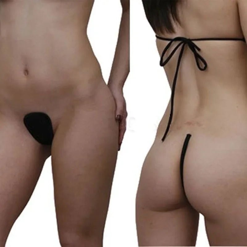 Tangas sexys para mujer, bragas, lencería, tanga tipo C, ropa interior invisible